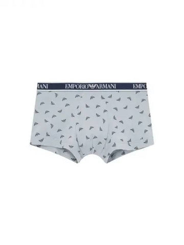 UNDERWEAR Men s Mini Eagle Logo Pattern Drawn Gray 270391 - EMPORIO ARMANI - BALAAN 1