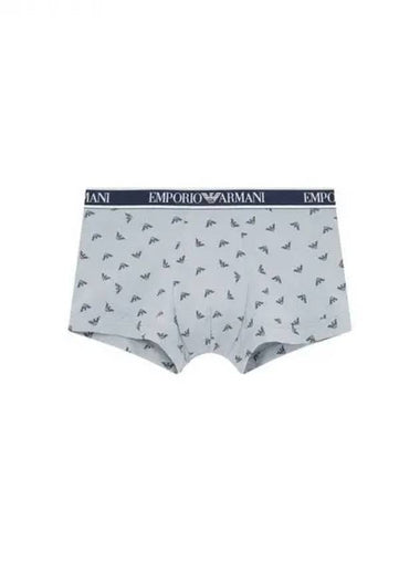 UNDERWEAR Men s Mini Eagle Logo Pattern Drawn Gray 270391 - EMPORIO ARMANI - BALAAN 1