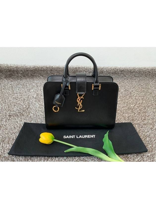 Yip Cabas Tote Bag Black Gold - SAINT LAURENT - BALAAN 8