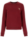 Fox Head Patch Regular Sweatshirt Red - MAISON KITSUNE - BALAAN 2