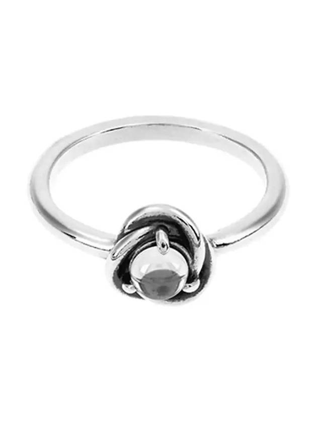 April Clear Eternity Circle Ring Silver - PANDORA - BALAAN 4