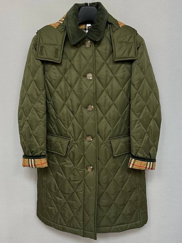 Dereham quilted long jacket 77 - BURBERRY - BALAAN 1