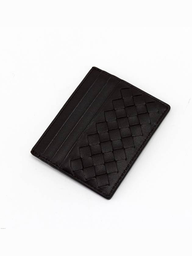 Intrecciato Weaving Nappa Card Wallet Brown - BOTTEGA VENETA - BALAAN 5