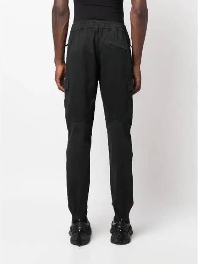 Wappen Patch Cargo Track Pants Black - STONE ISLAND - BALAAN 5