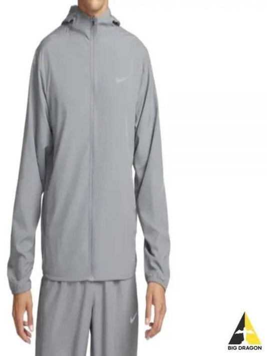 Form Dri Fit Hooded Jacket Grey - NIKE - BALAAN 2