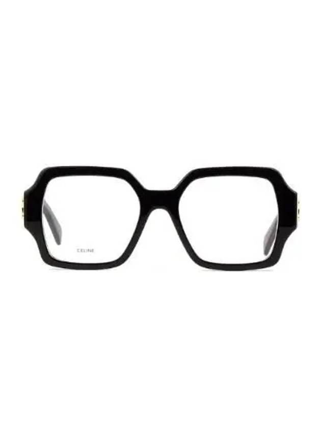 Eyewear Square Acetate Eyeglasses Black - CELINE - BALAAN 2