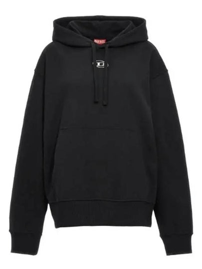 S Macs Logo Hoodie Black - DIESEL - BALAAN 2