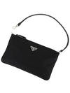 Re-Nylon Trim Mini Shoulder Bag Black - PRADA - BALAAN 4