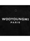 Back Logo  Zip-Up Hoodie Black - WOOYOUNGMI - BALAAN 3