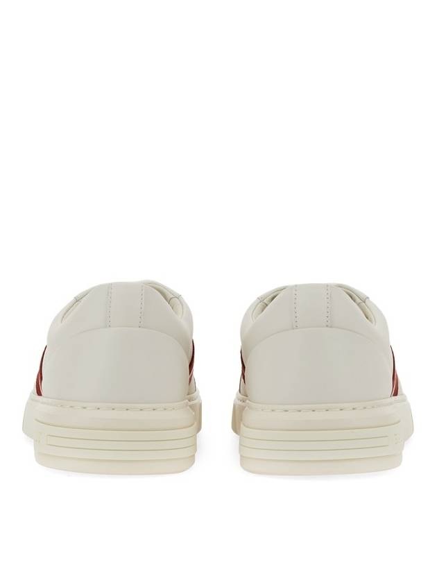 Moony Leather Low Top Sneakers White - BALLY - BALAAN 3