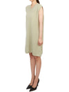 Women's V-neck Knit Midi Dress Green - MAISON MARGIELA - BALAAN 3