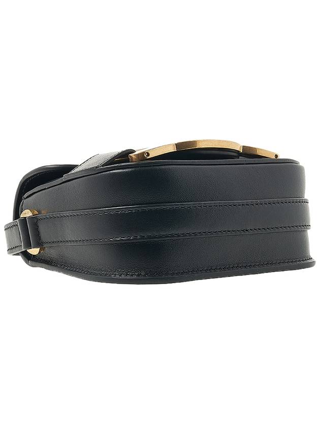 gold logo shoulder bag black - TOD'S - BALAAN.
