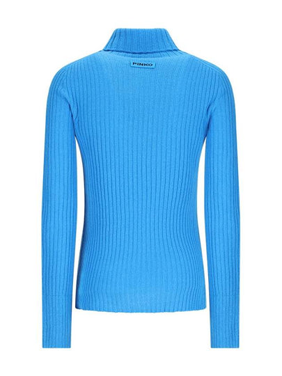 HIGH NECK AND RIBBED SWEATER - PINKO - BALAAN 2