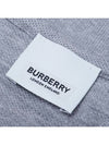 Men's Monogram Logo PK Shirt Gray - BURBERRY - BALAAN.