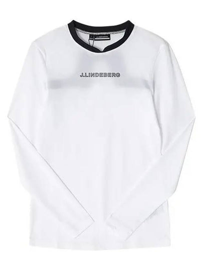 Meja Logo Long Sleeve T-Shirt White - J.LINDEBERG - BALAAN 2