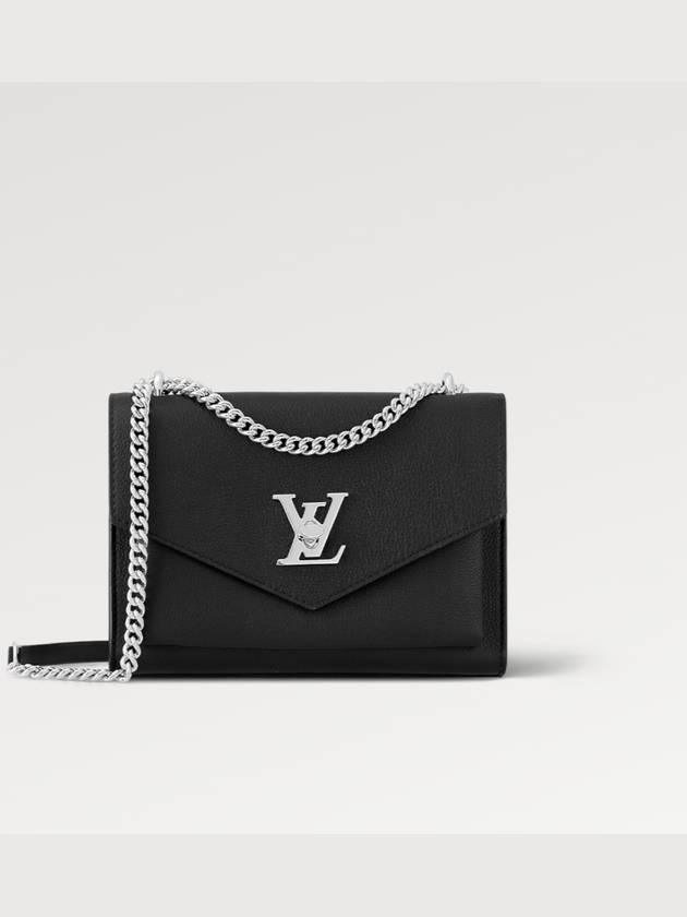 Mylockme Chain Shoulder Bag Noir - LOUIS VUITTON - BALAAN 3