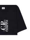 30/1 Jersey British Sailor Short Sleeve T-Shirt Black - CP COMPANY - BALAAN 7