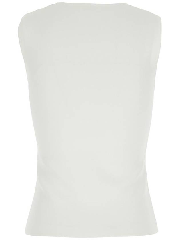 White Sleeveless Sweater In Viscose Blend Woman - P.A.R.O.S.H. - BALAAN 2