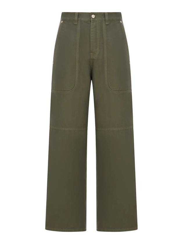 Cargo Pants Khaki Green - LOEWE - BALAAN 1