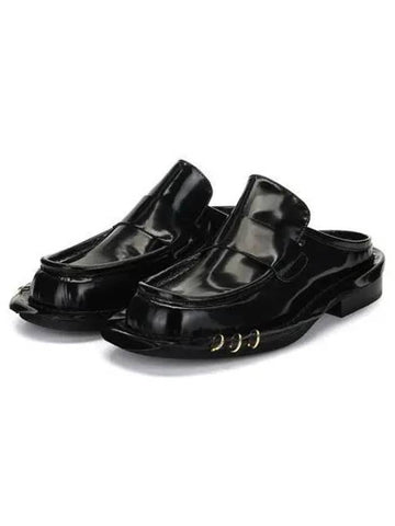 Leather Mule Loafer Black CS9353 - COLIAC - BALAAN 1