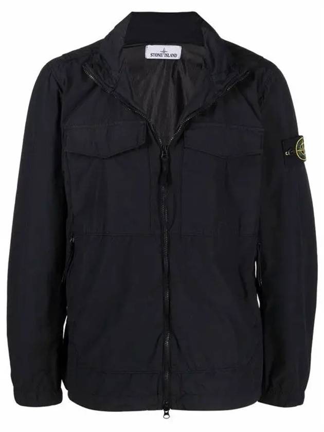 Waffen Naslan Light Watro Zip-up Jacket Black - STONE ISLAND - BALAAN 3