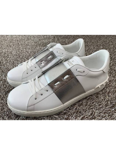 Hidden Open Men s Sneakers Silver 40 - VALENTINO - BALAAN 1