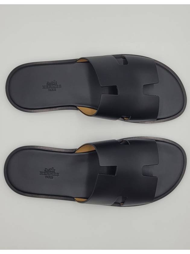 Izmir Sandal Calfskin & Noir - HERMES - BALAAN 6