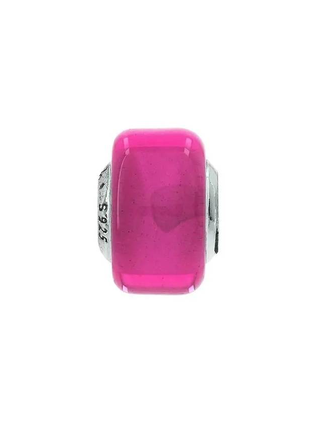 Mini Murano Glass Bracelet Charm Pink - PANDORA - BALAAN 2