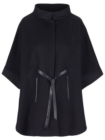 Salzburg Cashmere Cape Navy - LORO PIANA - BALAAN 1