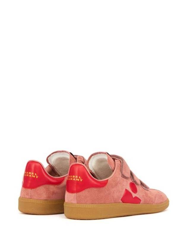 Beth Logo Low Top Sneakers Pink - ISABEL MARANT - BALAAN 4