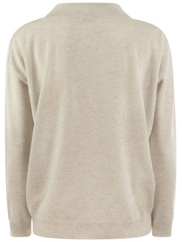 Sweater M12167902 C9610 PEARL - BRUNELLO CUCINELLI - BALAAN 3