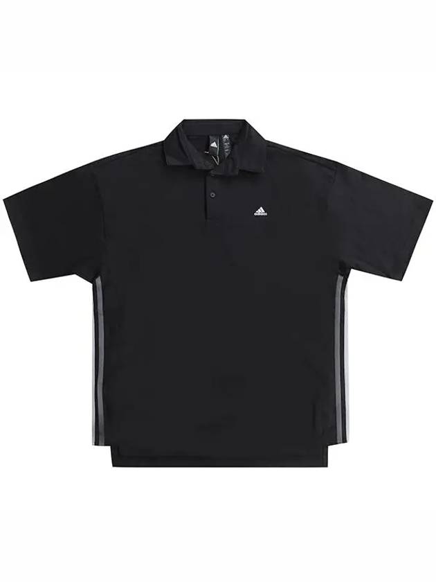 City Polo Shirt Black - ADIDAS - BALAAN 3