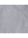 Embroidered Logo Cotton Sweatshirt Grey - CP COMPANY - BALAAN 7