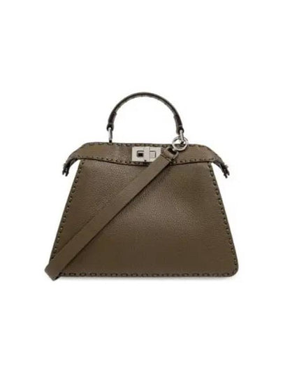 Peekaboo ISeeU Small Tote Bag Green - FENDI - BALAAN 2