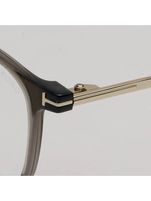 Eyewear Square Acetate Eyeglasses Black Gold - TOM FORD - BALAAN 6