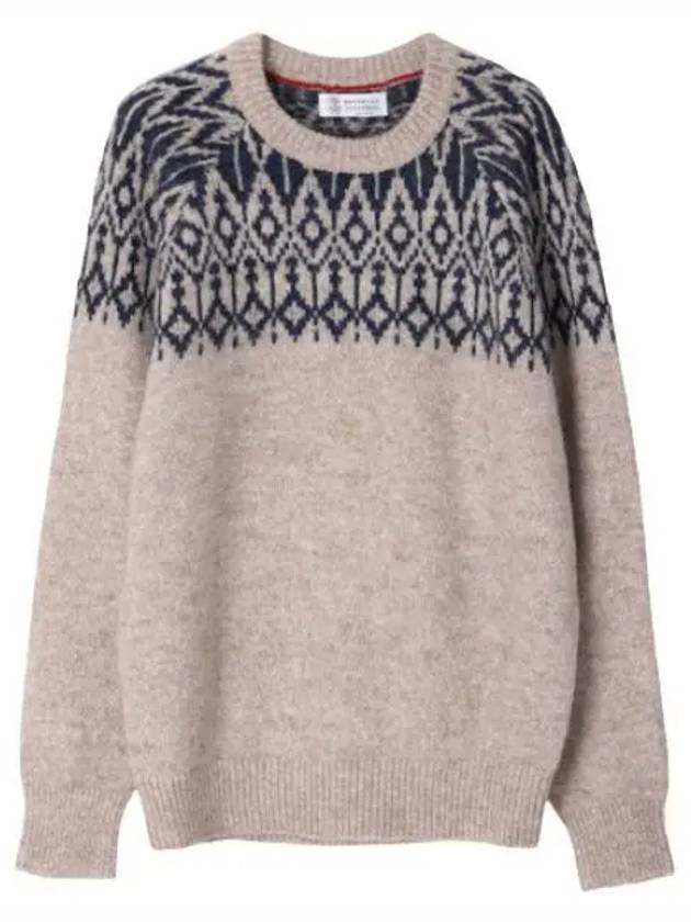 jacquard sweater knit - BRUNELLO CUCINELLI - BALAAN 1