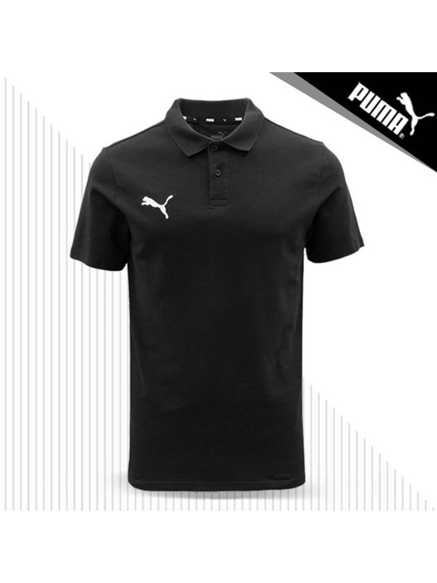 Team Goal Casual Polo ASIA SP Short Sleeve 65938503 Black R - PUMA - BALAAN 1