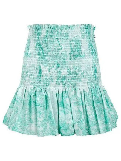 Toile De Jouy Sauvage Pleated Skirt Aquamarina - DIOR - BALAAN 2