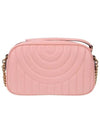 GG Marmont Matelasse Leather Cross Bag Peach - GUCCI - BALAAN 4