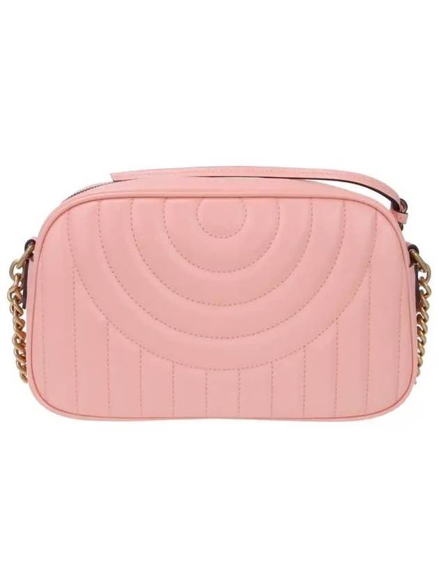 GG Marmont Matelasse Leather Cross Bag Peach - GUCCI - BALAAN 4