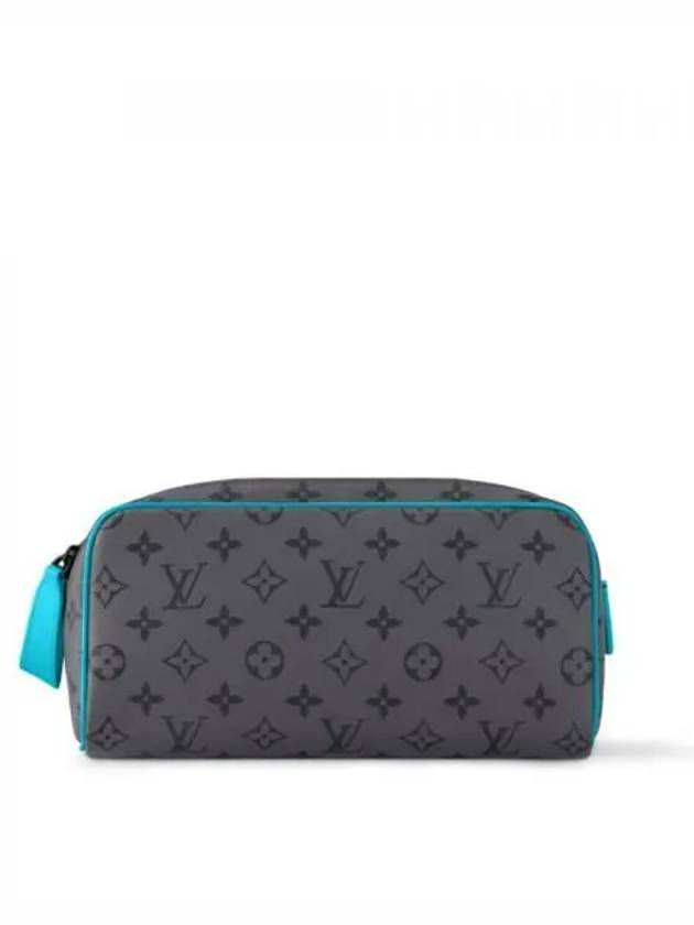 Men's Dopp Kit Monogram Eclipse Pouch Bag Grey Blue - LOUIS VUITTON - BALAAN 2