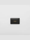 Small Leather Wallet Black - PRADA - BALAAN 1