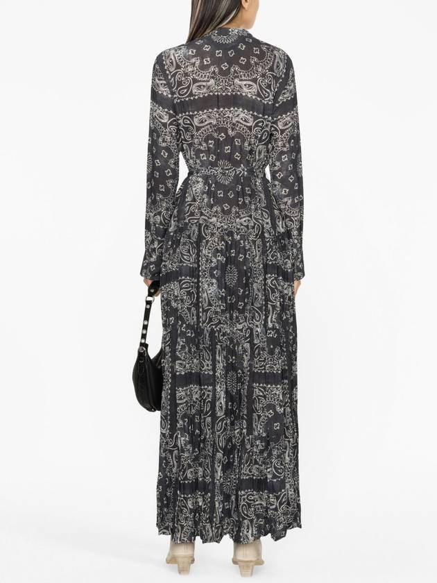 paisley-print maxi shirtdress - GOLDEN GOOSE - BALAAN 4