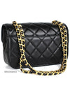 CH Season Pocket Shoulder Bag Black Gold CH42BG055 - CHANEL - BALAAN 3