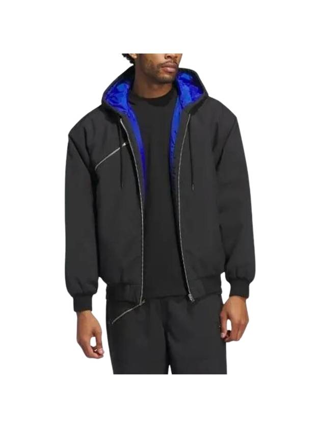 Shmoofoil Nylon Canvas Hooded Jacket Black - ADIDAS - BALAAN 1