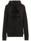 Mansel Logo Hoodie Faded Black - ISABEL MARANT - BALAAN 2