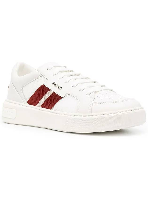 Melys Leather Low Top Sneakers White - BALLY - BALAAN 3