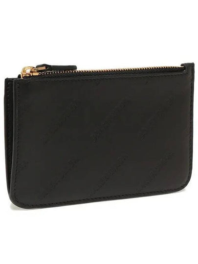 Embossed Logo Card Wallet Black - BALENCIAGA - BALAAN 2