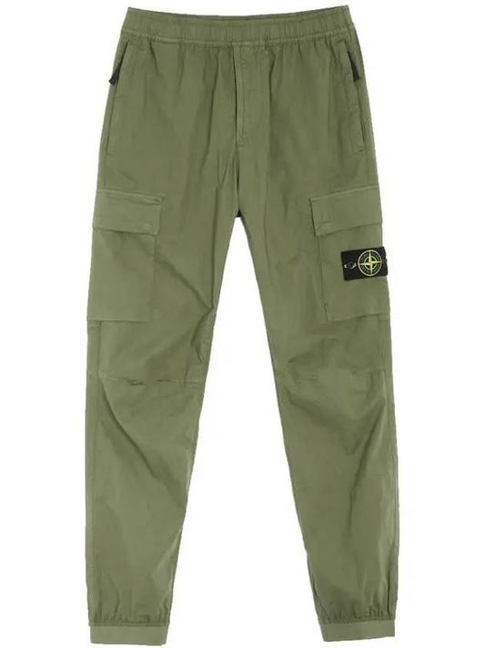 Men's Tella Paracadute Regular Fit Cargo Pants Khaki - STONE ISLAND - BALAAN 2