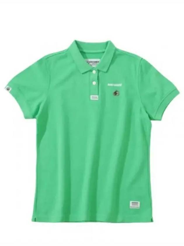 Golf Wear Women s Short Sleeve T Shirt HCW 2A AP01 LTGREEN - HORN GARMENT - BALAAN 1